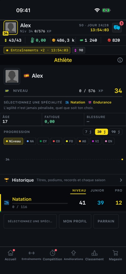 Ton athlète